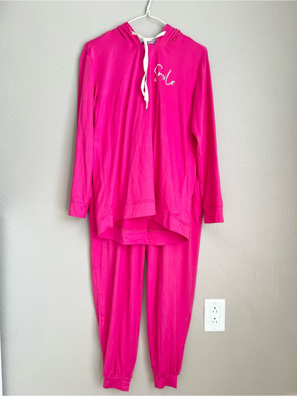 AnyBody Petite Lush Jersey Jogger & Hoodie Lounge Set